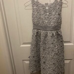 SILVER Sequin dress